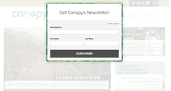Desktop Screenshot of canopyplanet.org